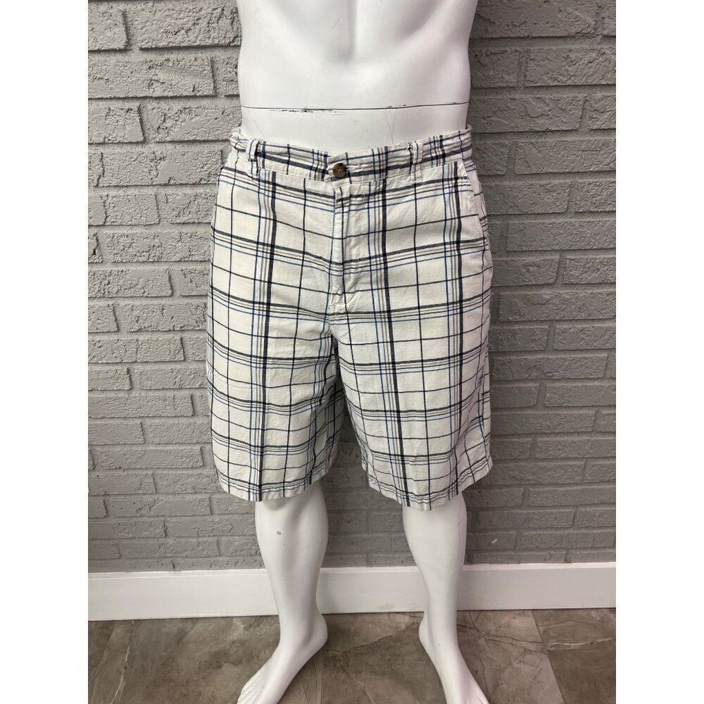 Covington Men Plaid Shorts Size 34